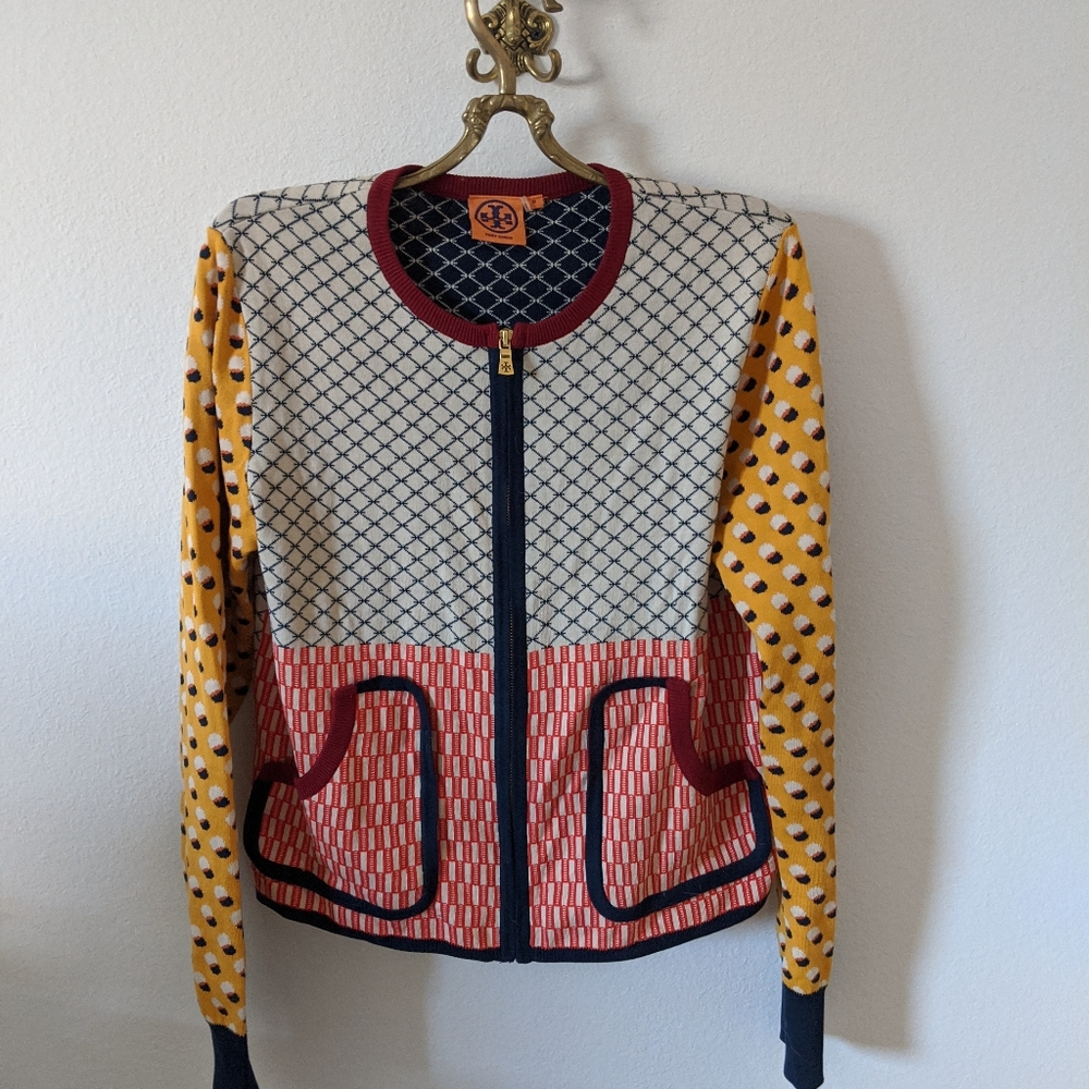 Tory Burch zippered cardigan